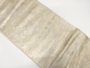 アンティーク 橋に楓・芒模様織り出し袋帯(着用可)